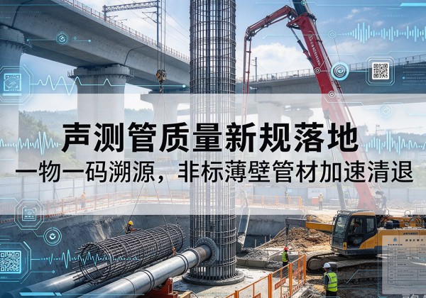 清镇声测管质量新规落地，一物一码溯源，非标薄壁管材加速清退