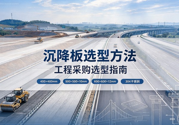 清镇沉降板选择方法